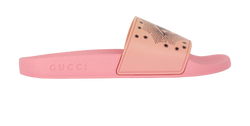 Gucci Garden Mystic Eye Slides, Rubber, Pink, UK 3, DB, 3*