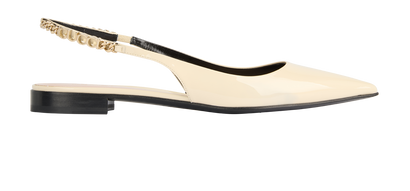 Gucci Signoria Slingback Pointed Flats, front view