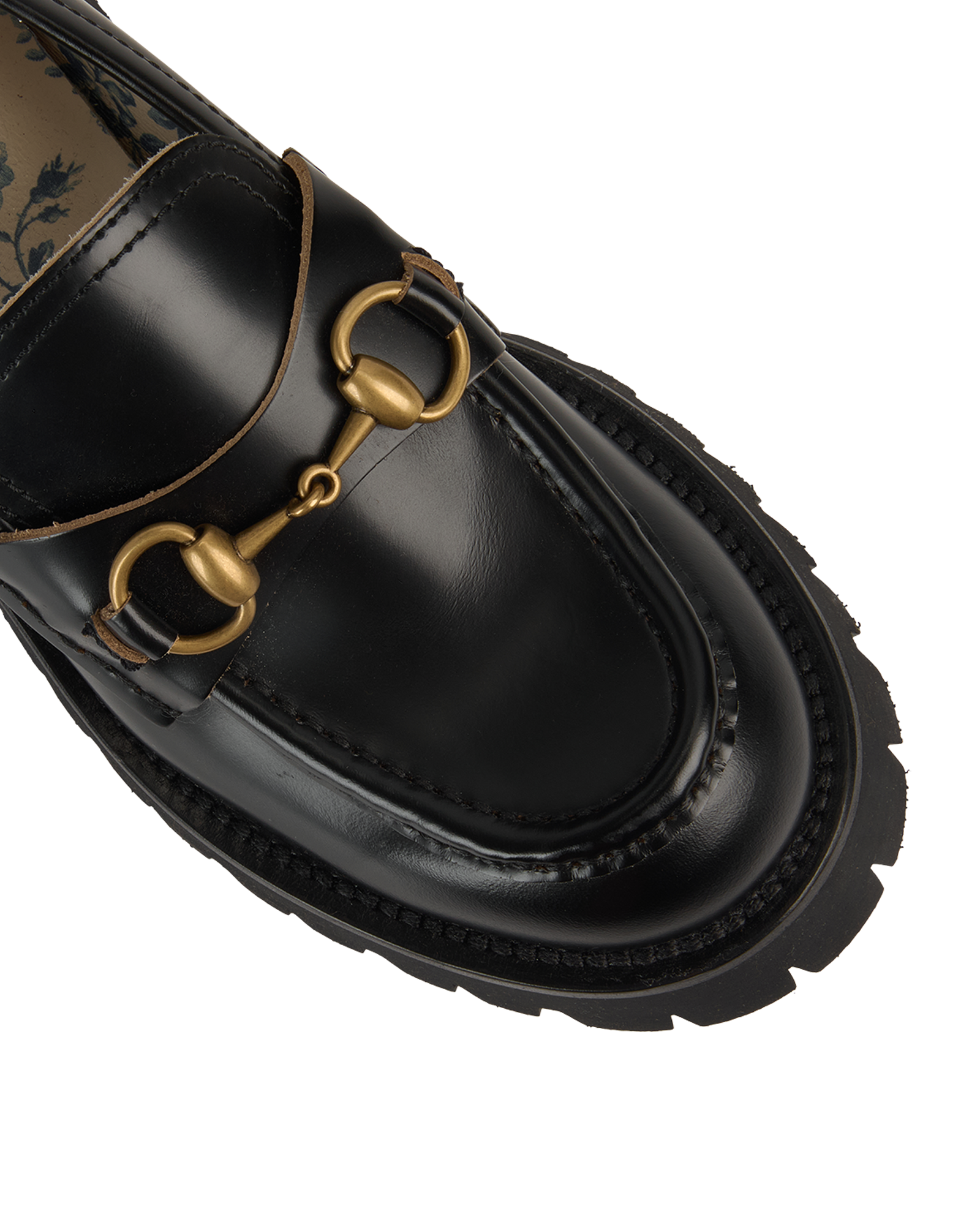 Gucci Dans De Vert Horsebit Loafers, &pound;450, Shoes, Black, Leather, Other view