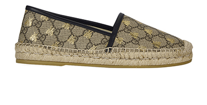 Gucci GG Supreme Bees Espadrilles, front view