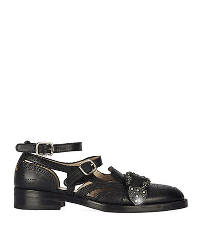 Gucci Dionysus Brogue Open Shoes, front view