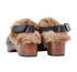 Gucci Amstel Fur Clogs, back view