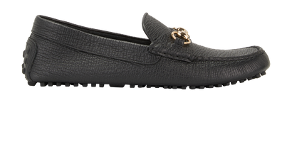 Gucci Horsebit Loafers, &pound;310, Shoes, Black, Leather, Front view