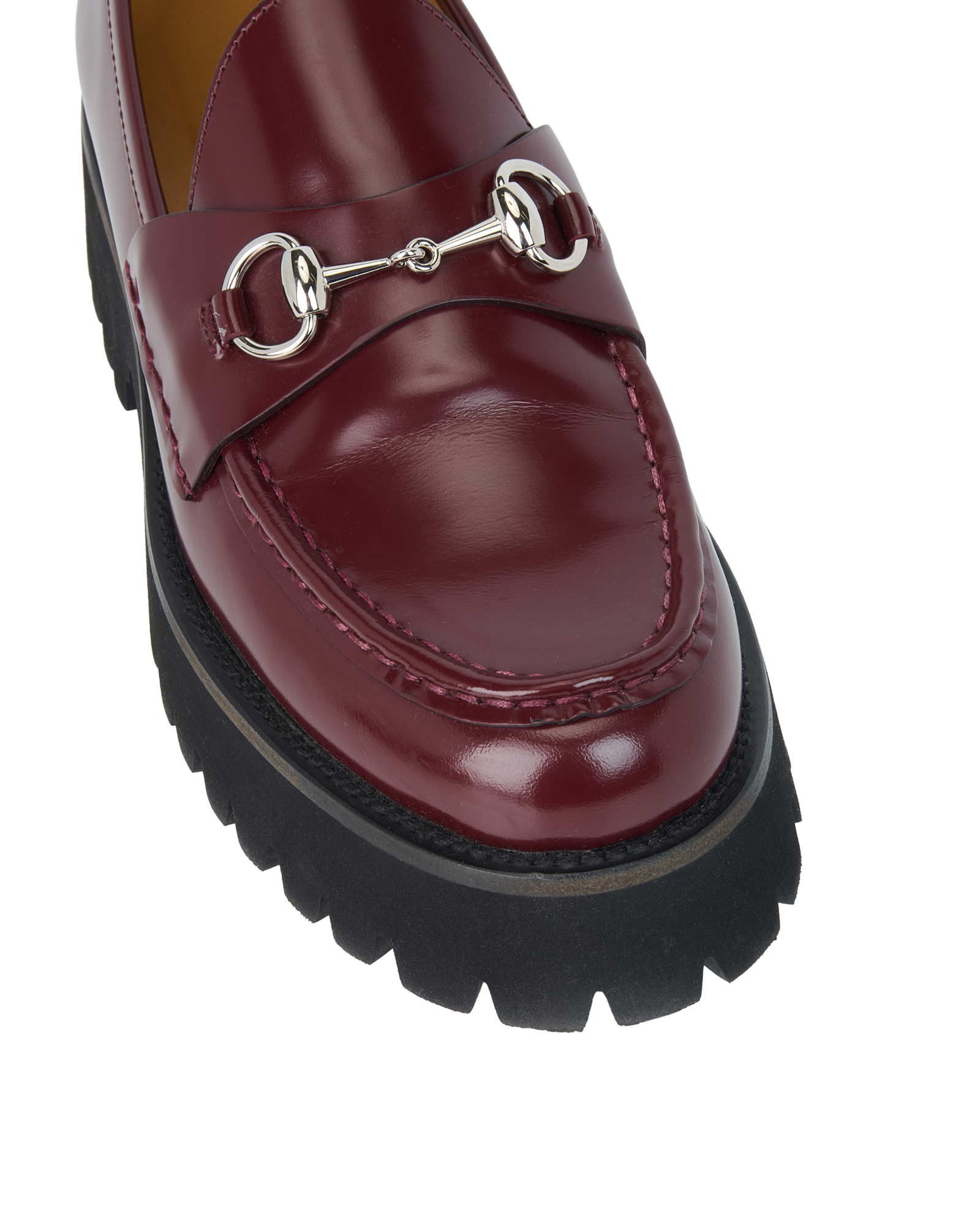 Gucci Horsebit Loafers, &pound;330, Shoes, Burgundy, Leather, Other view