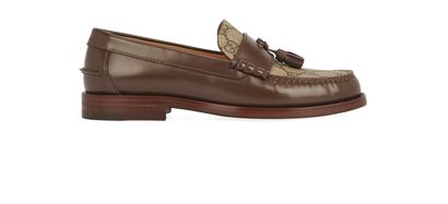 Gucci Millennial Ribot GG Tassel Loafers, front view