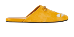 Gucci x Adidas Mules, Suede, Yellow, UK6, DB/B, 4*