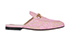 Gucci Lace Print Princetown Slippers, front view