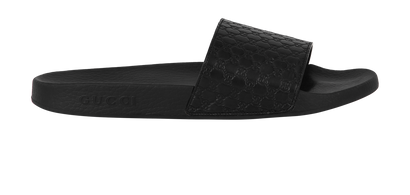Gucci Microguccissima Slides, front view