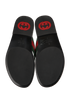 Gucci Kika Thong Sandal, £230, Shoes, Black/Green/Red, Leather, Top view