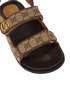 Gucci Double G Sandals, &pound;350, Shoes, Brown, Canvas, Other view