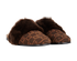 Gucci Square G Faux Fur Slippers, side view