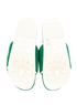 Gucci x Adidas Towel Slides, top view