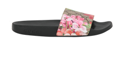 Gucci Floral Slides, Canvas, Beige/Multi, UK3, DB/B, 2*