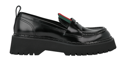 Gucci Web Chunky Loafers, front view