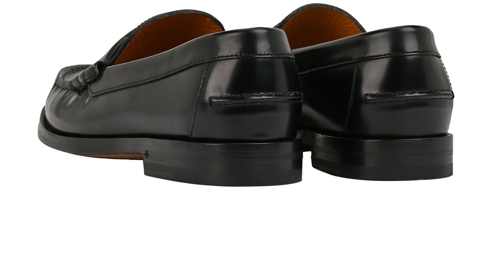 Gucci Loafers, &pound;380, Shoes, Black, Leather, Back view