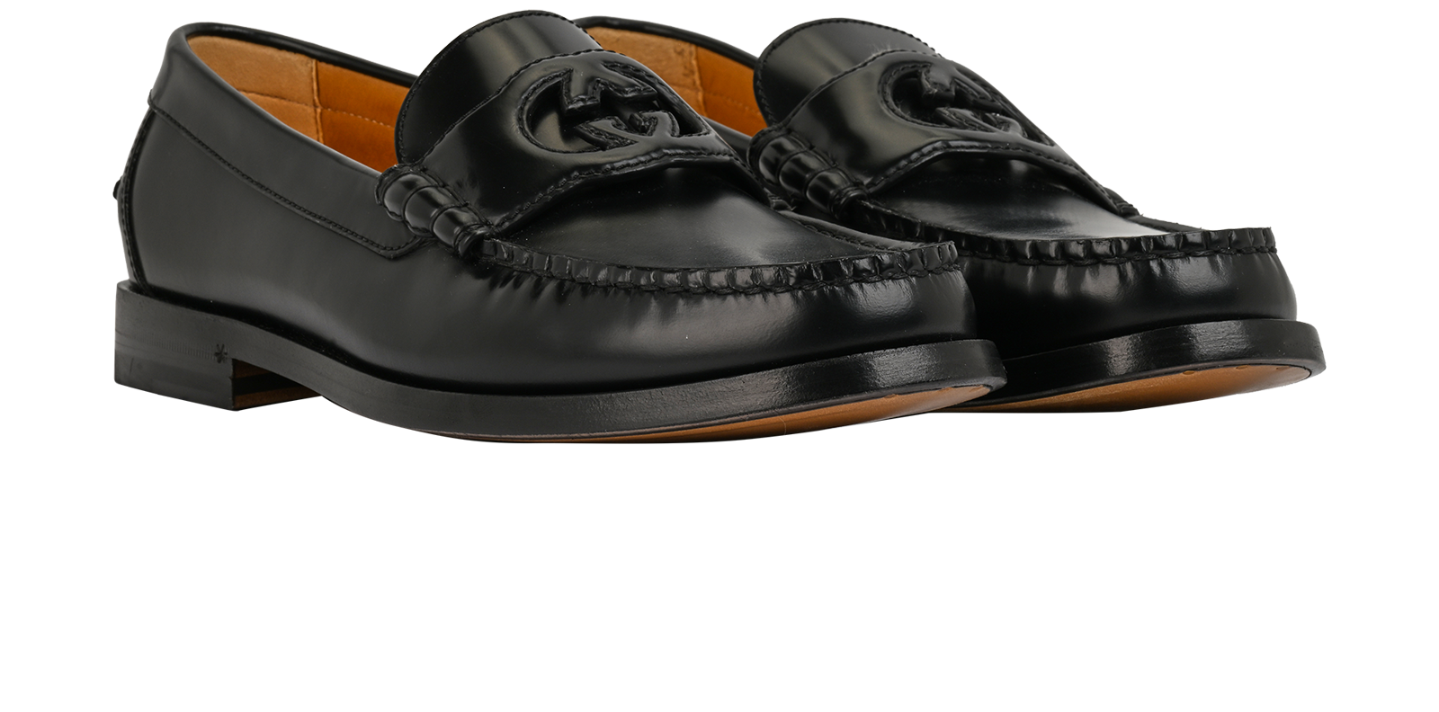 Gucci Loafers, &pound;380, Shoes, Black, Leather, Side view