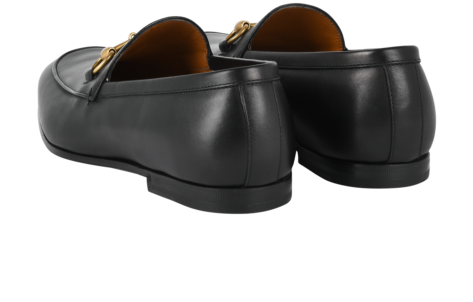Gucci Horsebit Loafers, &pound;350, Shoes, Black, Leather, Back view