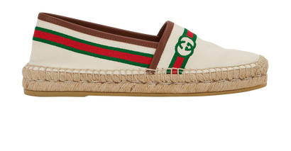 Gucci GG Web Espadrilles, front view