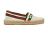 Gucci GG Web Espadrilles, front view