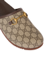 Gucci Horsebit Mules, &pound;350, Shoes, Brown, Canvas/Leather, Other view