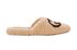 Gucci Interlocking G Shearling Flat Slippers, front view