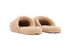 Gucci Interlocking G Shearling Flat Slippers, back view