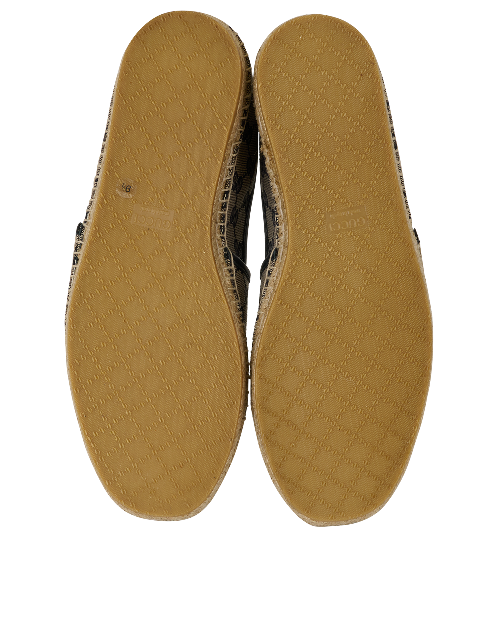 Gucci GG Espadrilles, &pound;180, Shoes, Beige/Navy, Canvas, Top view