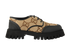 Gucci Maxi GG Lace Up Derby Shoes, &pound;295, Shoes, Beige/Black, Canvas, Front view