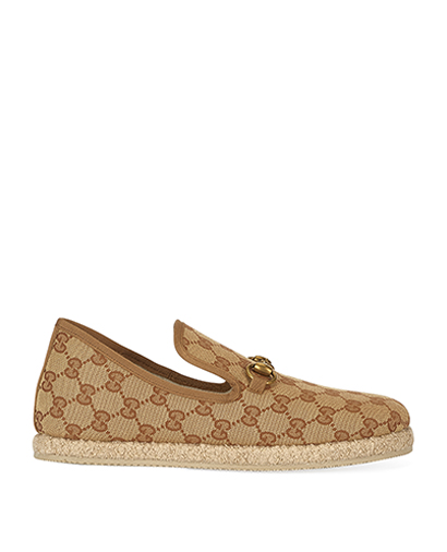 Gucci Fria Horse-bit Espadrille Loafers, front view