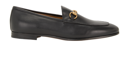 Gucci Jordaan Loafers, &pound;230, Shoes, Black, Leather, Front view