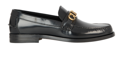 Gucci Logo Loafers, front view