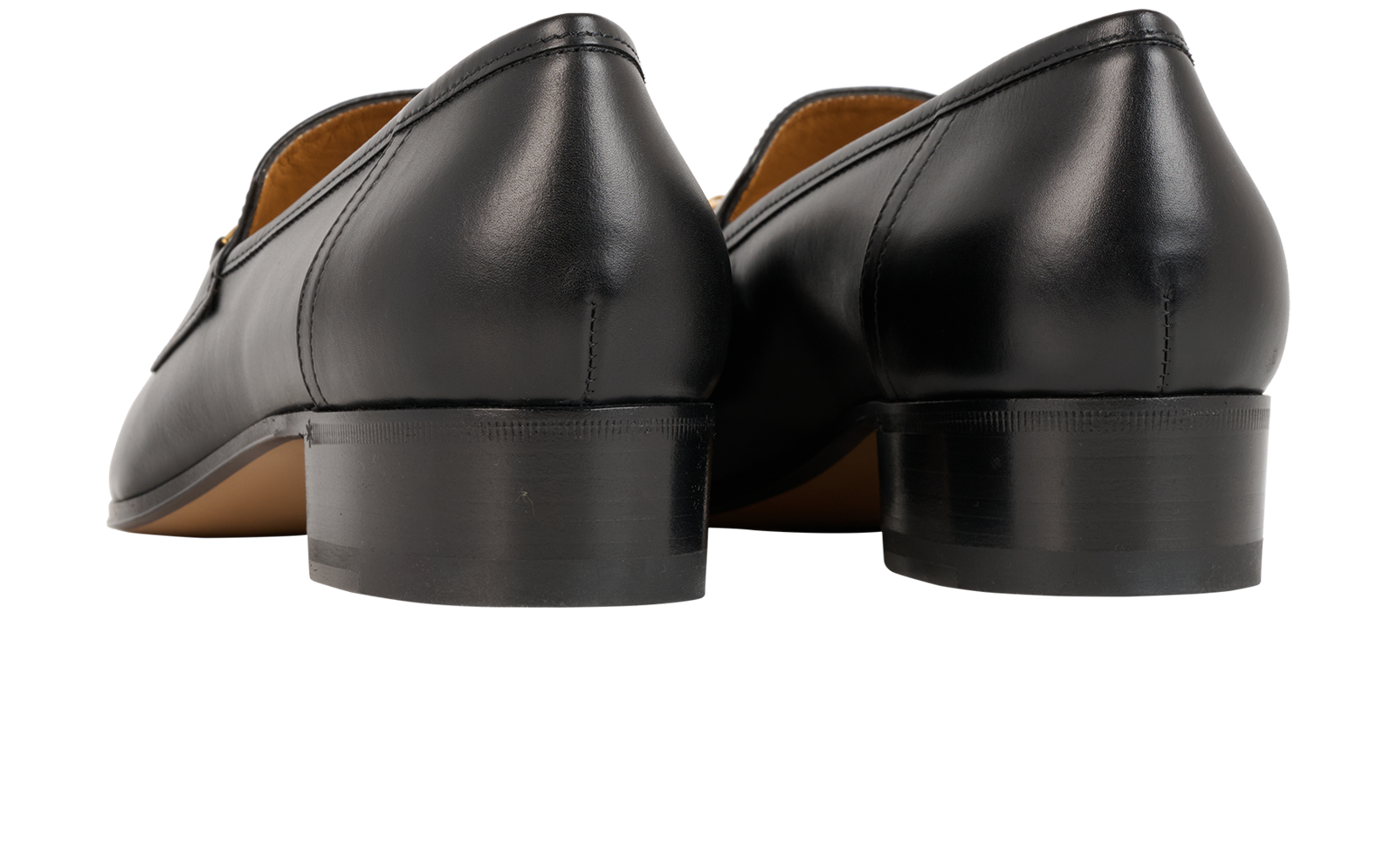 Gucci Horsebit Loafers, &pound;350, Shoes, Black, Leather, Back view