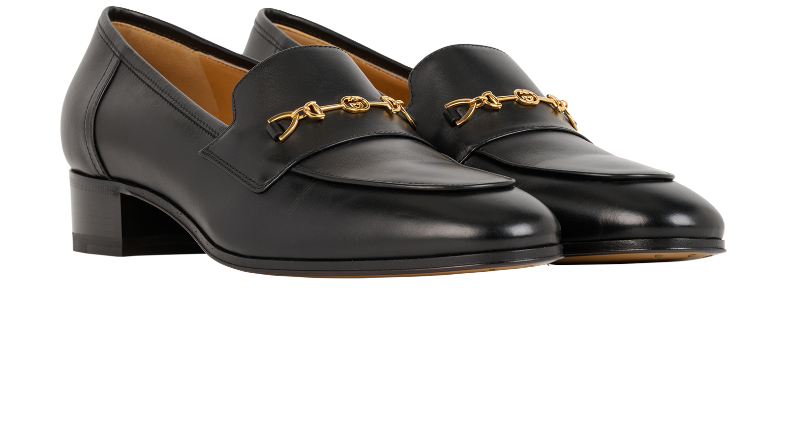 Gucci Horsebit Loafers, &pound;350, Shoes, Black, Leather, Side view