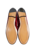 Gucci Velvet Monogram Loafers, top view