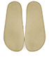 Gucci Perforated Horsebit Rubber Slides, top view