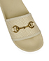 Gucci Perforated Horsebit Rubber Slides, other view