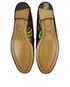 Gucci Jordaan Floral Brocade Loafers, top view