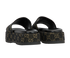 Gucci Flatform Monogram Sliders, back view
