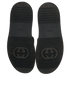Gucci Flatform Monogram Sliders, top view