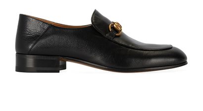 Gucci Horsebit Mid-Heel Loafers, front view