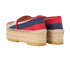 Gucci Sylvie Espadrilles, &pound;250, Shoes, Blue/Red, Canvas, Back view