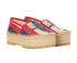 Gucci Sylvie Espadrilles, &pound;250, Shoes, Blue/Red, Canvas, Side view