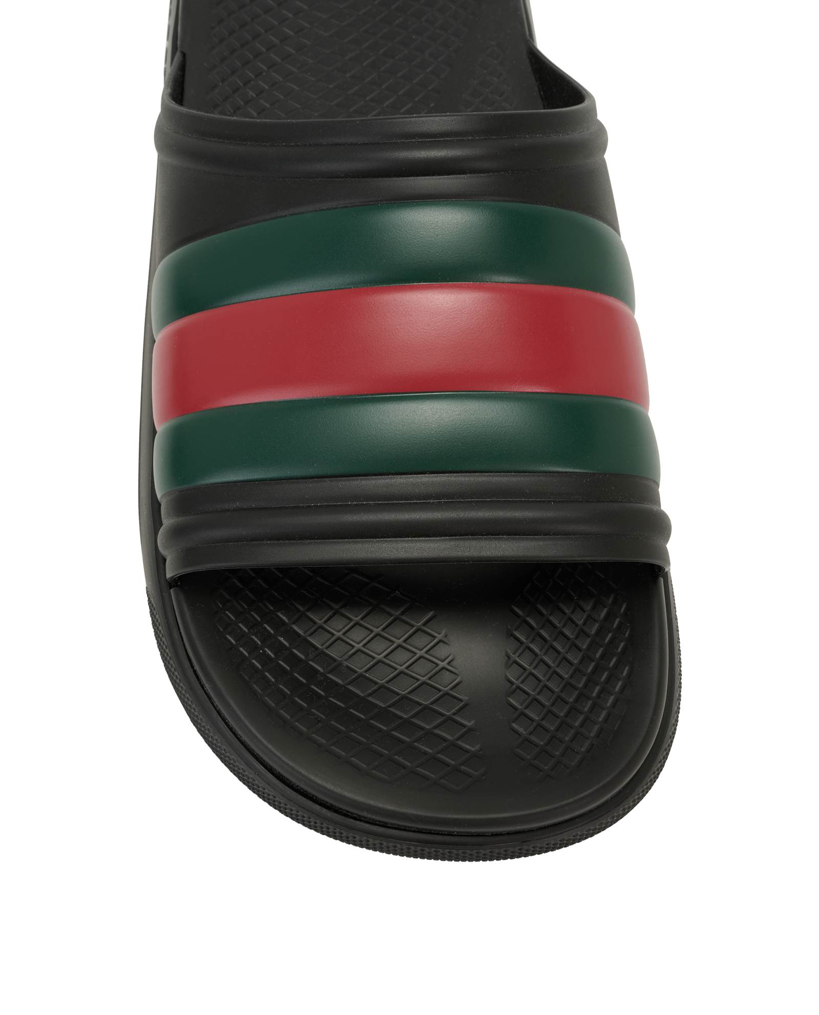 Gucci Web Slide Sandals, &pound;210, Shoes, Black, Rubber, Other view
