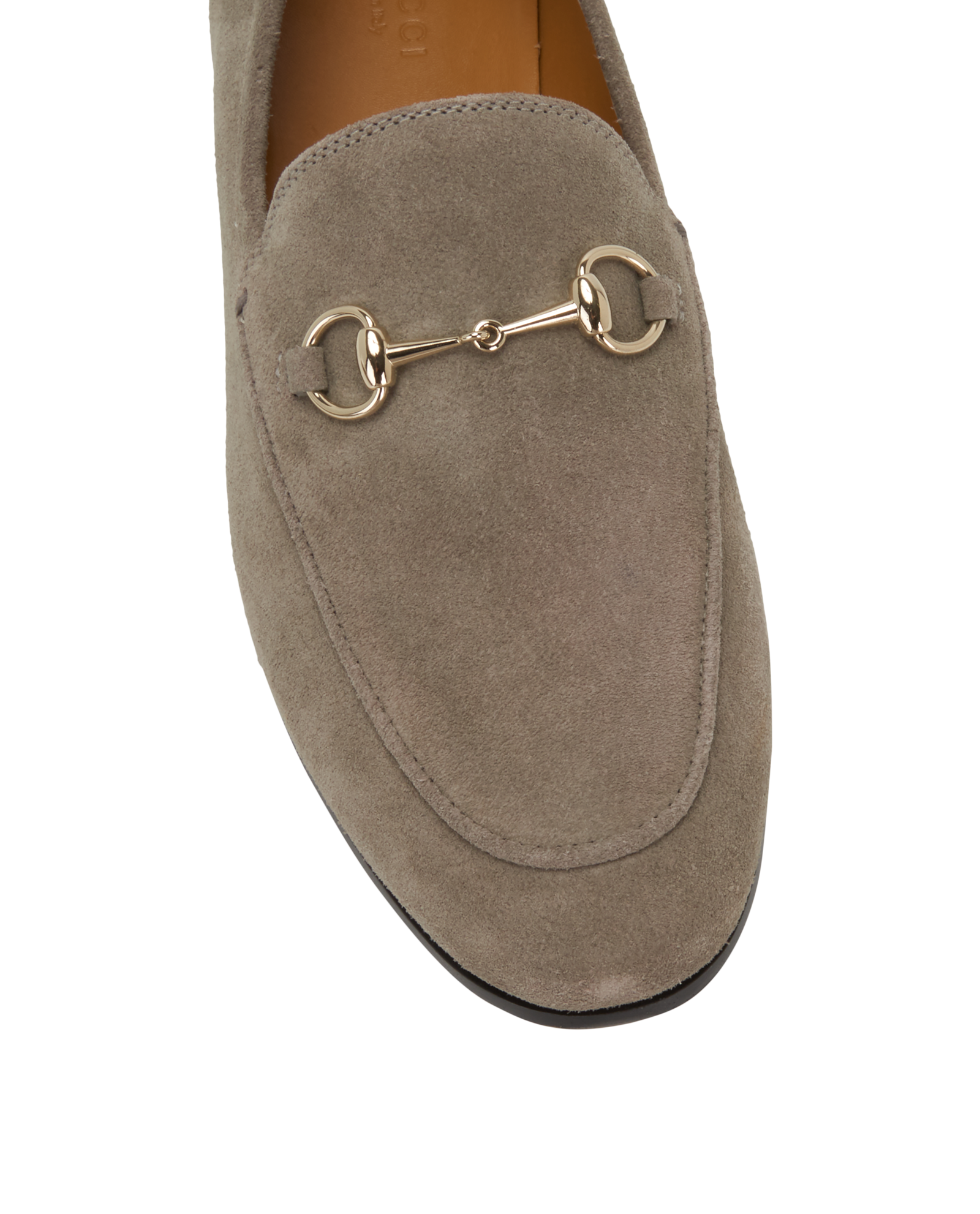 Gucci Horsebit Loafers, &pound;295, Shoes, Grey, Suede, Other view