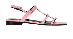 Gucci Divine Horsebit Sandals, Leather, Pink, UK6, 2*