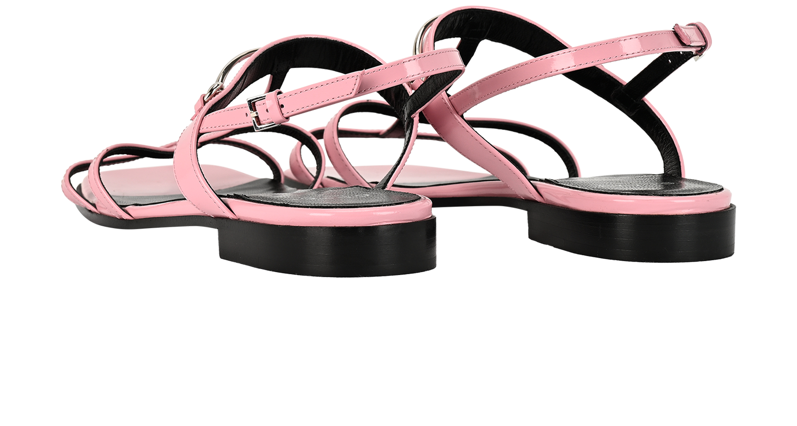 Gucci Divine Horsebit Sandals, &pound;190, Shoes, Pink, Leather, Back view