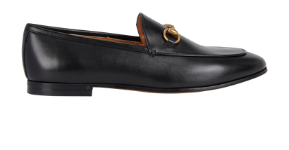 Gucci Jordaan Loafers, &pound;295, Shoes, Black, Leather, Front view