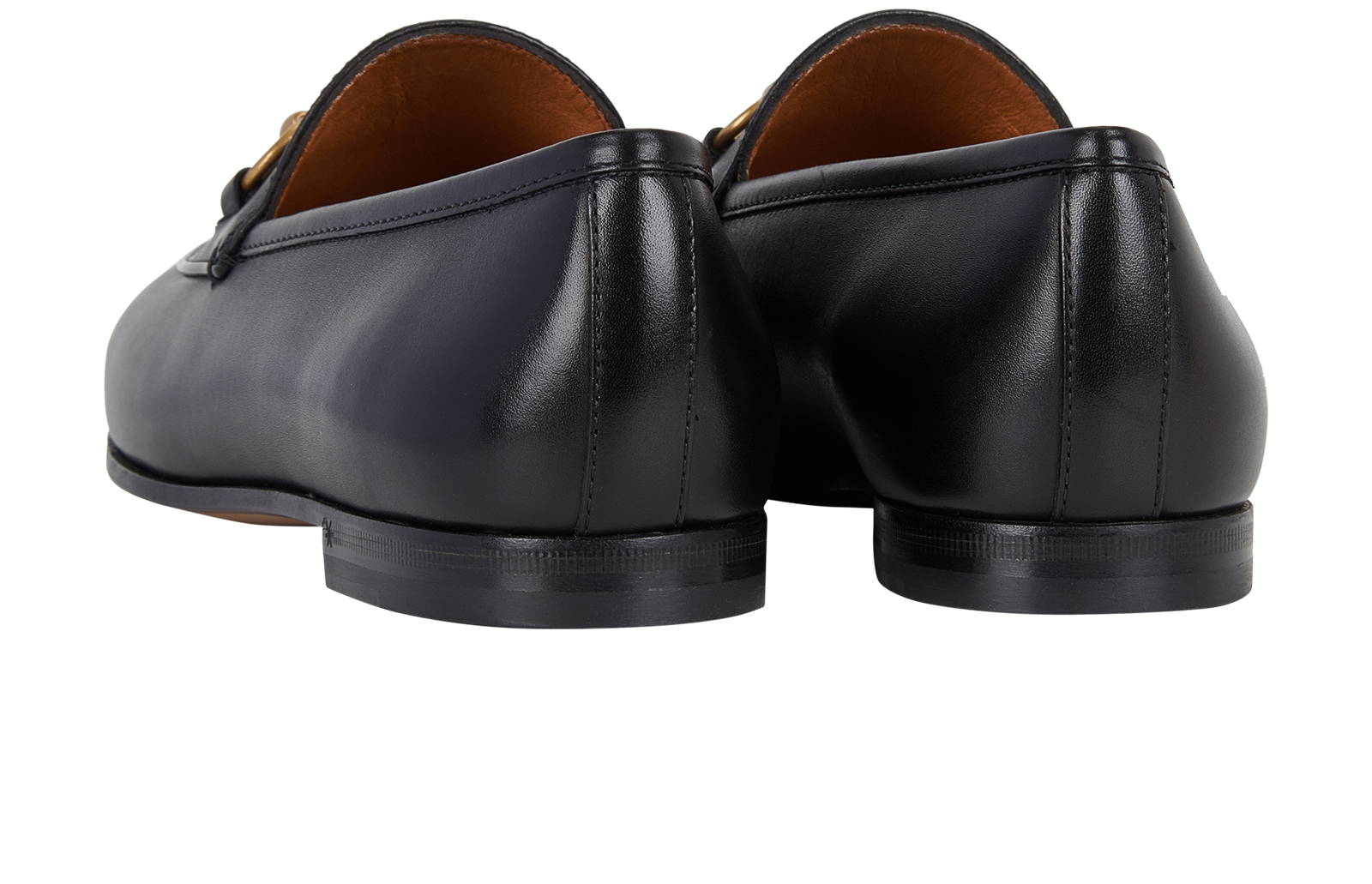 Gucci Jordaan Loafers, &pound;295, Shoes, Black, Leather, Back view