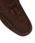 Gucci Tassel Bamboo Heel Loafers, &pound;180, Shoes, Brown, Suede, Other view