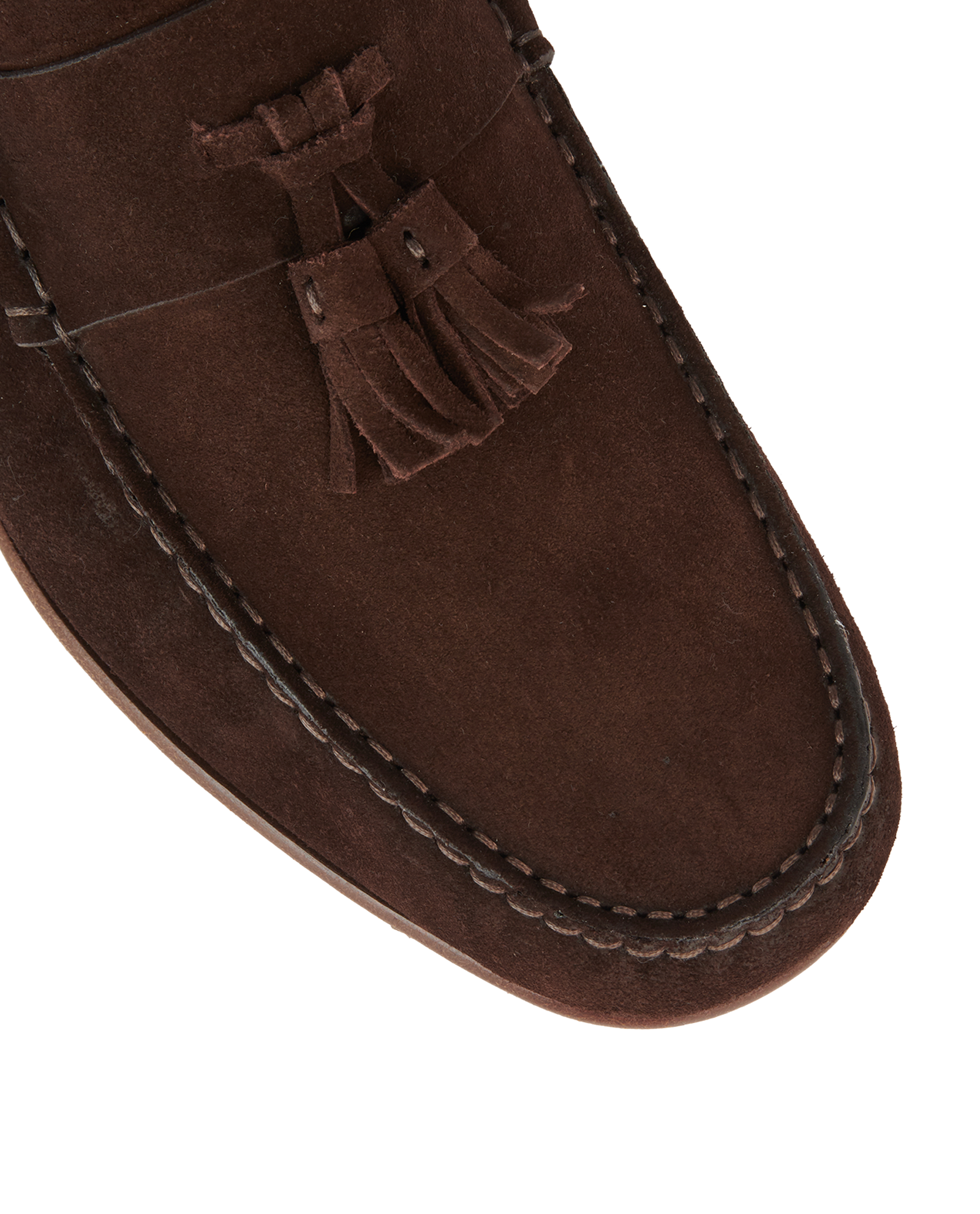 Gucci Tassel Bamboo Heel Loafers, &pound;180, Shoes, Brown, Suede, Other view